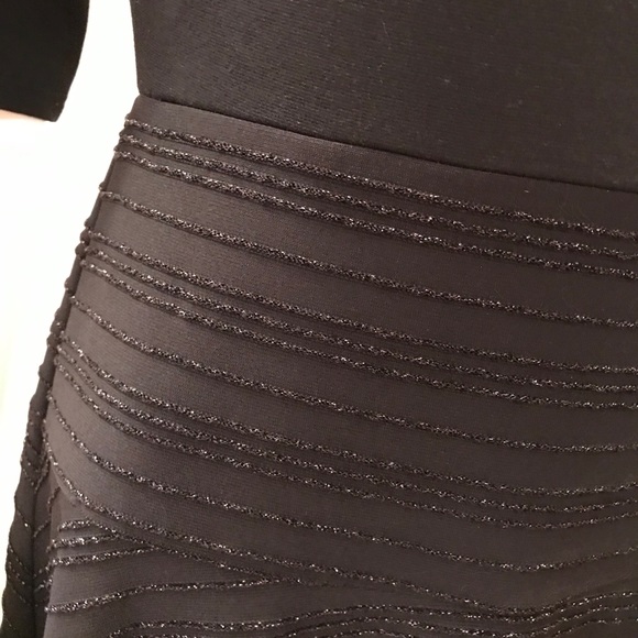 Sangria Black Dress Fit & Flare Sparkles - Picture 6 of 14